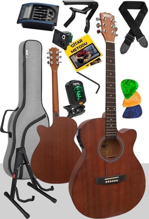 Phx-188ST Ekolayzerli Elektro Akustik Gitar 4/4 Gerçek Ağaç (Stand GİGBAG Askı Capo Tuner)