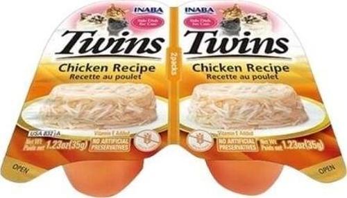 Twins Jöle İçinde Tavuklu Yetişkin Konserve Kedi Maması 35 Gr 2 Adet
