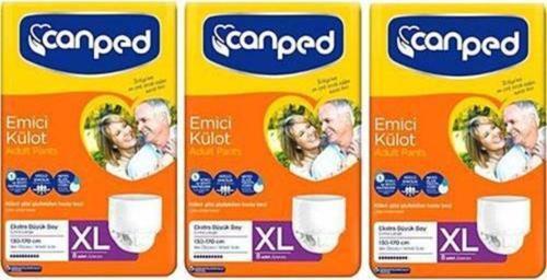 Emici Külot Hasta Bezi Xl Extra Large  30 Adet 3'lü