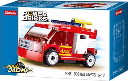 Power Bricks Çek Bırak Itfaiye Kamyonu