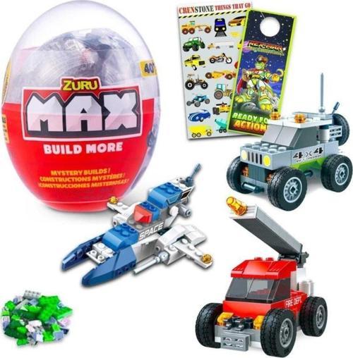 Max Build More Mystery Eggs - Toy Building Block Bundle With Mystery Egg Toy Construction Block