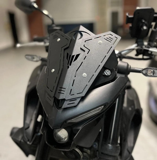 Yamaha MT-25 2020-2024 Modeller için Spor Ön Cam Metal