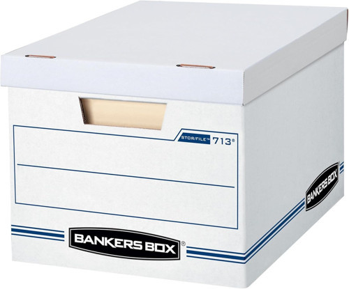Bankers Box STOR/Evrak Kutuları, Standart Düzenleme, Kaldırma Kapağı, Mektup/Legal, 30 Adet (00