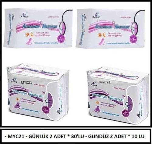 Hijyenik Kadın Pedi Gündüz Seti 10'lu 4 Paket