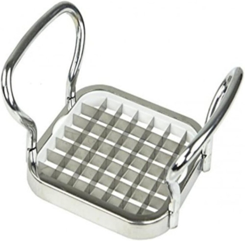 5DM Metal Patates Kesici Sebze Meyve Dilimleyici Parçalayıcı Aparat, Paslanmaz Metal, 12 x 7 x 10