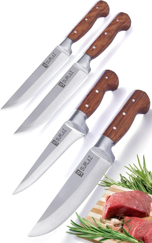 SürLaz Handmade Kasap Kurban Serisi Bıçak Seti Et Sebze Yüzme Sıyırma Bıçak Mutfak Sürmene