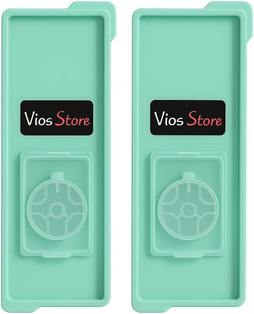 Vios Store 2'li Silikon Buz Kalıbı – Sızdırmaz Kapaklı, Kolay Buz Çıkarma, 12 Gözlü, Esne