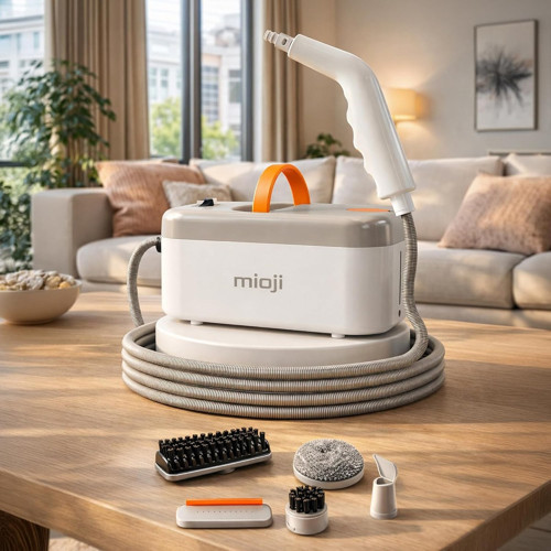 Mioji ST6 20 Saniyede Hızlı Buhar Çıkışı 5.5 Bar 1200W Buharlı Temizlik Makinesi