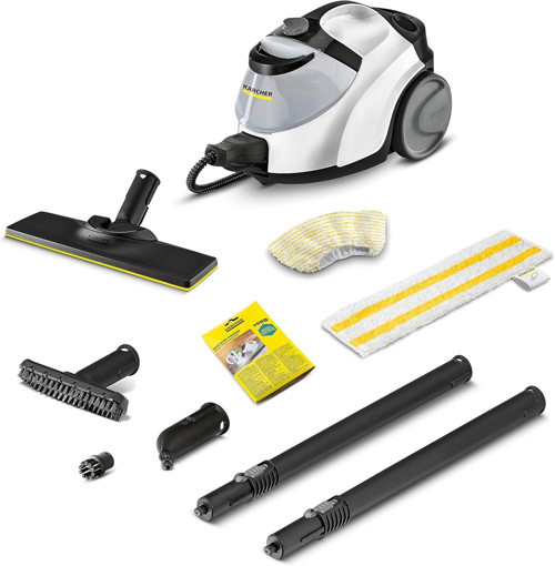 Kärcher SC 5 EasyFix Iron Plug Buharlı Temizlik Makinesi, 4.2 Bar, 75 m² Temizleme Alanı, Beyaz