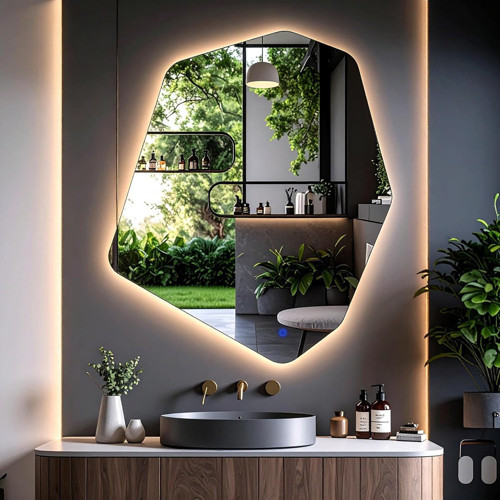 Vortex Led'li Lavabo & Banyo Aynası (Dokunmatik Sensörlü) günışığı led'li 60 x 50