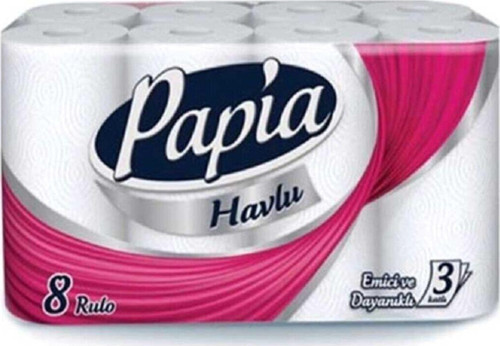 Havlu Rulo 8'li 3 Katlı