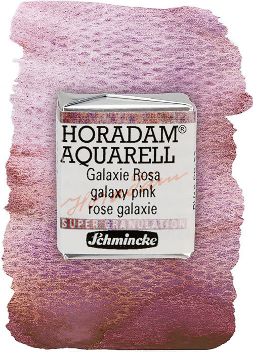 Schmincke - HORADAM® AQUARELL, Süper Granülasyon, 14 971 044 Galaxy Pink, 1/2 tava, çok güçlü