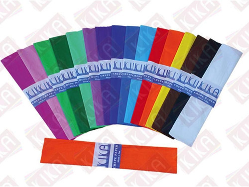 Kika Krapon Kağıdı 50 x 200 Karışık Renkler 10lu