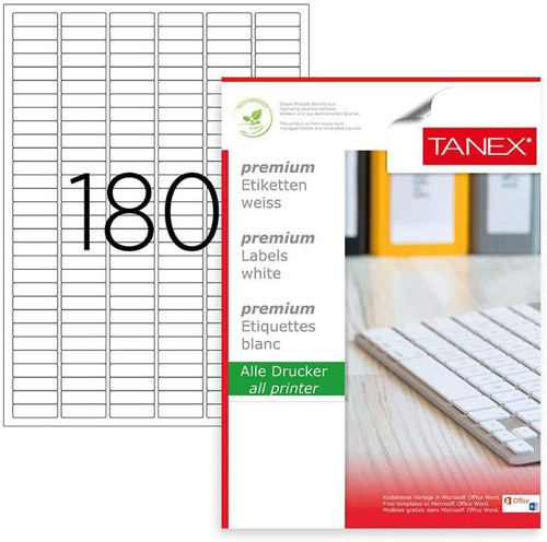 Tanex TW-2060 Lazer Etiket