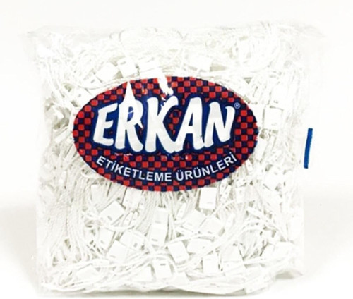 İSKUR Kilitli Etiket İpi Beyaz Renk 1.000 Adet (1 Paket)