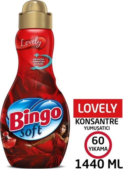Soft Yumuşatıcı Lovely 60 Yıkama 1440 Ml