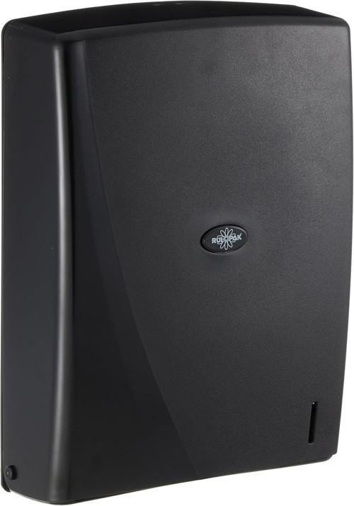 Rulopak R-1312S Modern Z Kat 400'lü Havlu Dispenseri, Plastik, Siyah