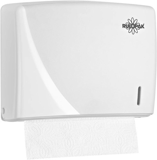 Rulopak R-1317B Havlu Dispenseri, Plastik, Beyaz