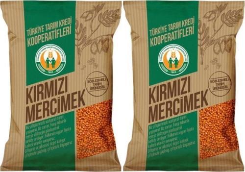 Türkiye Tarım Kredi Kırmızı Mercimek 2500 Gr X 2 Paket = 5 Kg