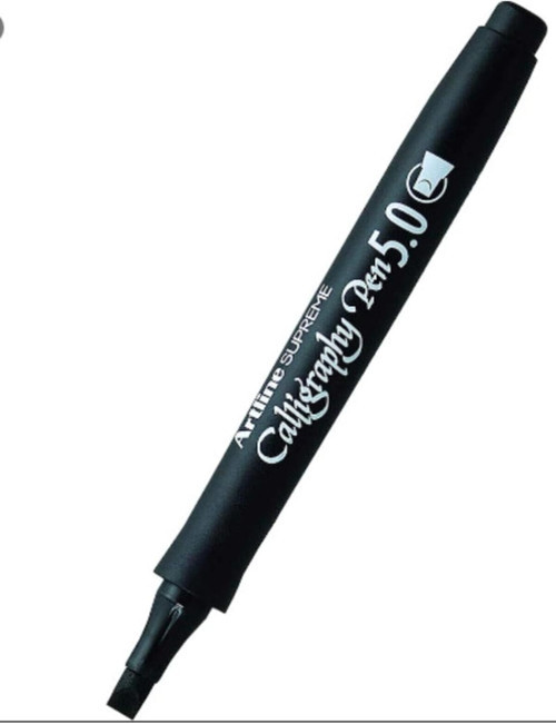 artline-Supreme Calligraphy Teknik Çizim Kalemi 5.0mm Siyah