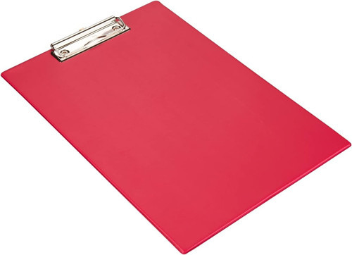 2K SEKRETERLİK KAPAKSIZ A5 KÜÇÜK BOY PVC 17,5X24 CM A5 SEKRETER TABLASI KAPAKSIZ - KIRMIZI