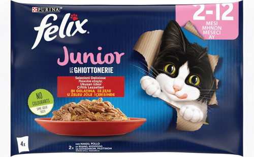 Felix Yavru Kedi Avantajlı Paket (12x4= 85gr)