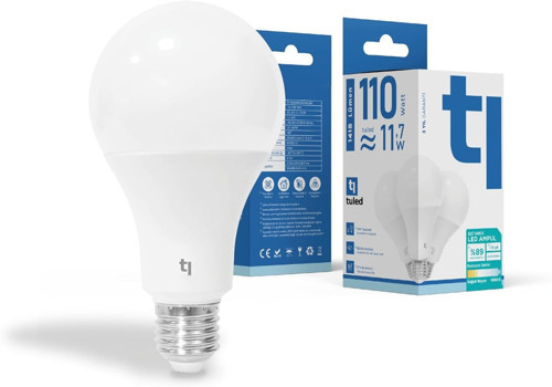 Redeem A80S E27 LED Ampul, Titreşimsiz, Göz Konforu, 1418 Lümen, Soğuk Beyaz, 6500 Kelvin