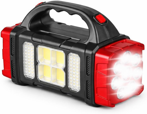 VIVALUXE Solar LED Kamp Feneri, , 8 LED Ultra Parlak Taşınabilir Kamp Lambası, , Kamp, Balıkçı