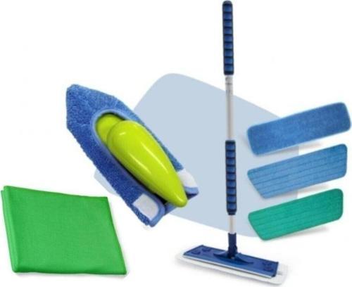 Silva Mikrofiber 3lü Mop Seti - El Mopu - Cam Bezi