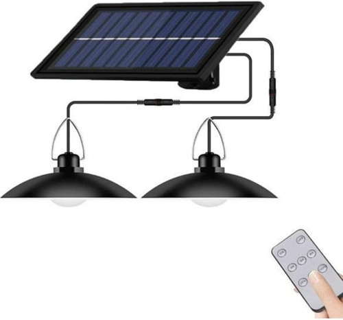 Güneş Enerjili Sarkıt Ev Çardak Oda Konteyner Aydınlatması 2'li Uzaktan Kumandalı 5500 Mah