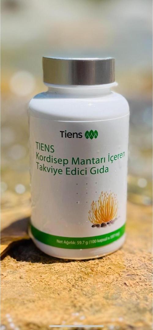 kordisep mantarı içeren takviye edici gıda