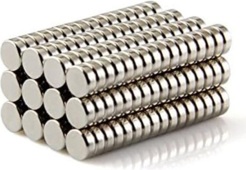 Dünya Magnet 25 Adet 8Mm X 3Mm Yuvarlak Güçlü Neodyum Mıknatıs Magnet