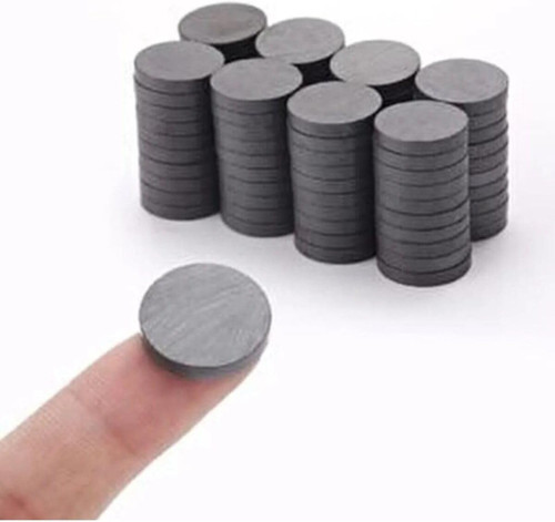 Dünya Magnet 100 Adet, Yuvarlak Mıknatıs, Çok Amaçlı, Süsleme Mıknatısı, 14X3Mm Ferrit Mag