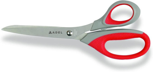Adel Ofis Makası, Orta Boy, Paslanmaz Çelik Bıçak, Ergonomik Tutma Sapı, Asorti Renk, Ev ve Ofi
