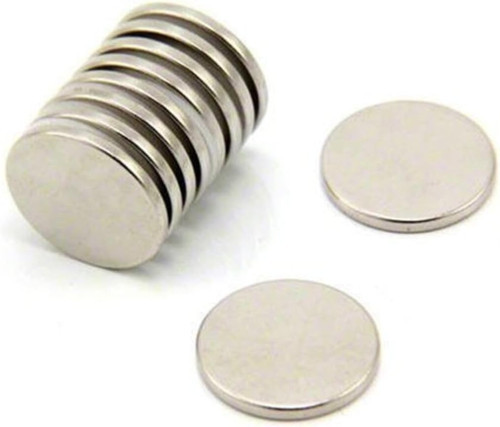 Dünya Magnet 10 Adet 12 X 2 Mm Yuvarlak Neodyum Mıknatıs Magnet