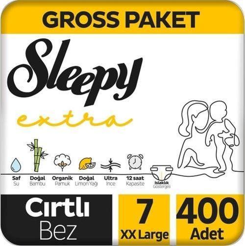 Extra Günlük Aktivite Gross Paket Bebek Bezi 7 Numara Xxlarge 400 Adet