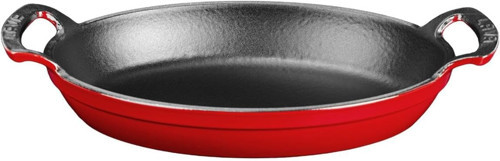 Lava Metal Oval Kuplu Döküm Tava 23x17, Kırmızı