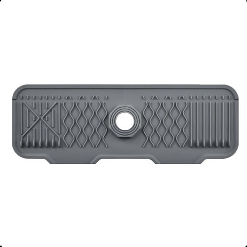 Xspring Silikon Musluk Matı, 43x15 cm Mutfak Lavabo Koruyucu, Silikon Musluk Matı Bulaşık Sünge