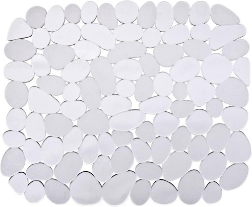 Wenko 2003010100 Lavabo Altlığı Stone Şeffaf, Plastik, Şeffaf,50 x 40 x 25 cm