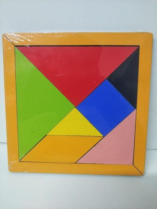 Wooden Toys Doğal Ahşap Eğitici Oyuncak 7 Parça Mini Tangram