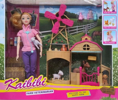 Kaibibi Çiftlik Veterineri Oyun Seti Bld284