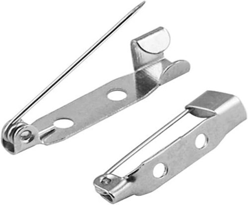 hyd Metal Broş Iğnesi Yaka Iğnesi Alt Aparat 50 Li 3 Cm