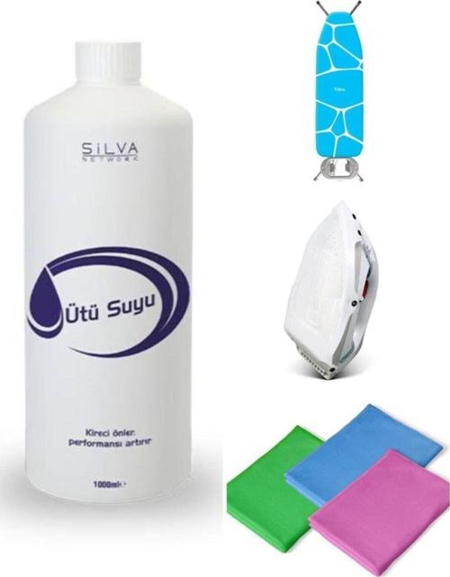 Silva Purimax Ütü Seti Turkuaz + Üçlü Cam Bezi