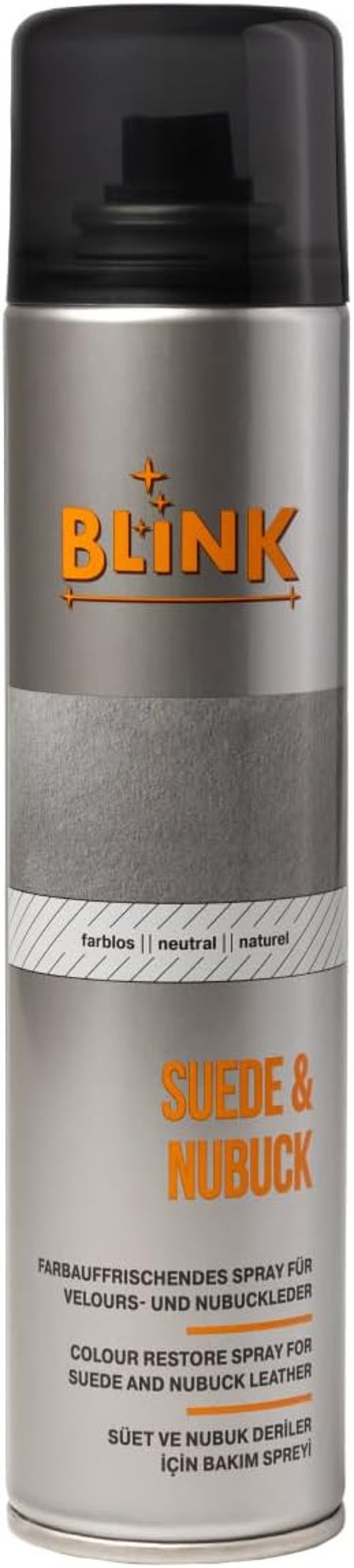 Blink Süet ve Nubuk Deriler İçin Renk Canlandırıcı Boya, Bakım Spreyi, 250ml, (RENKSİZ)