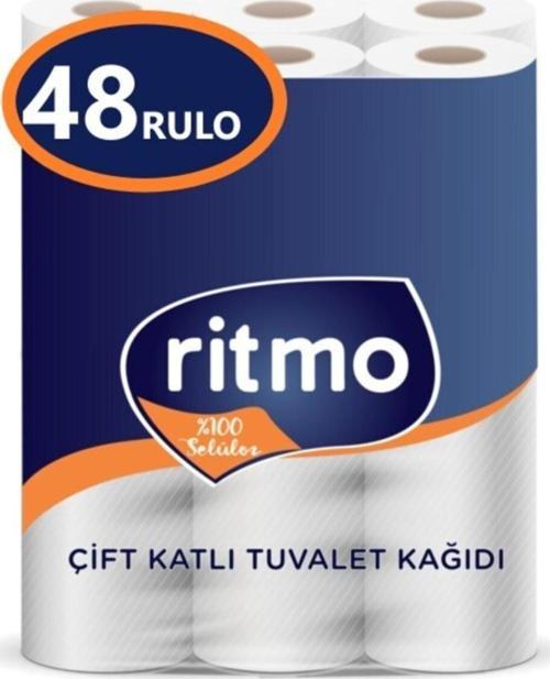 48'li Tuvalet Kağıdı %100 Selüloz Desenli