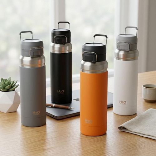 Deconox Paslanmaz Çelik Termos Matara - 1000 ML (1 Litre) Kapasiteli, Renk Seçenekli Isı Yalıtı