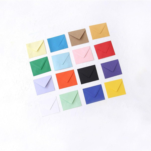 Bimotif Minik zarf, 7x9 cm 25 adet (Mor)