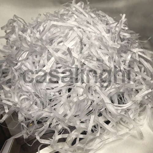 bisaccia Beyaz Kırpık Pelür Kağıt Kırpıntısı White Shredded Tissue Paper - 50 gram (Beyaz)