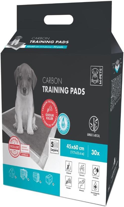 M-PETS CARBONLU KÖPEK ÇİŞ EĞİTİM PEDİ 45X60CM 30LU
