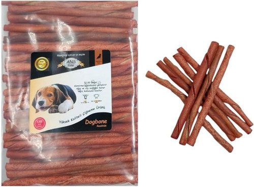 Ans Naturel Burgu Köpek Kemiği 12 Cm / 6-7 Gr –%100 Doğal, Diş Temizleyici Ve Çiğneme Deste�